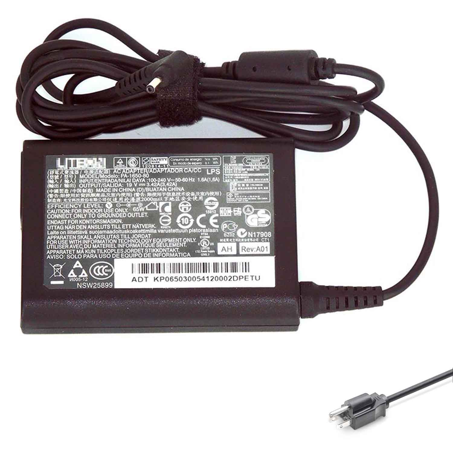 65W Adapter Charger for Asus Eee Slate EP121