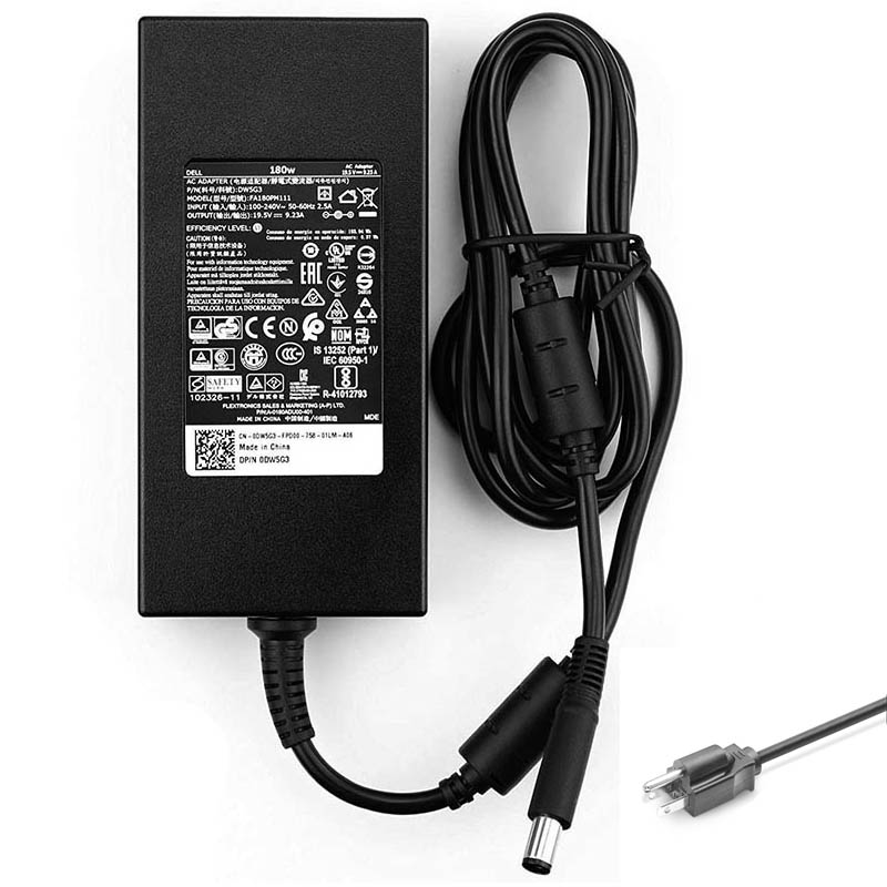 Slim Dell Alienware Steam Machine R2 D07U D07U003 Adapter Charger 180W