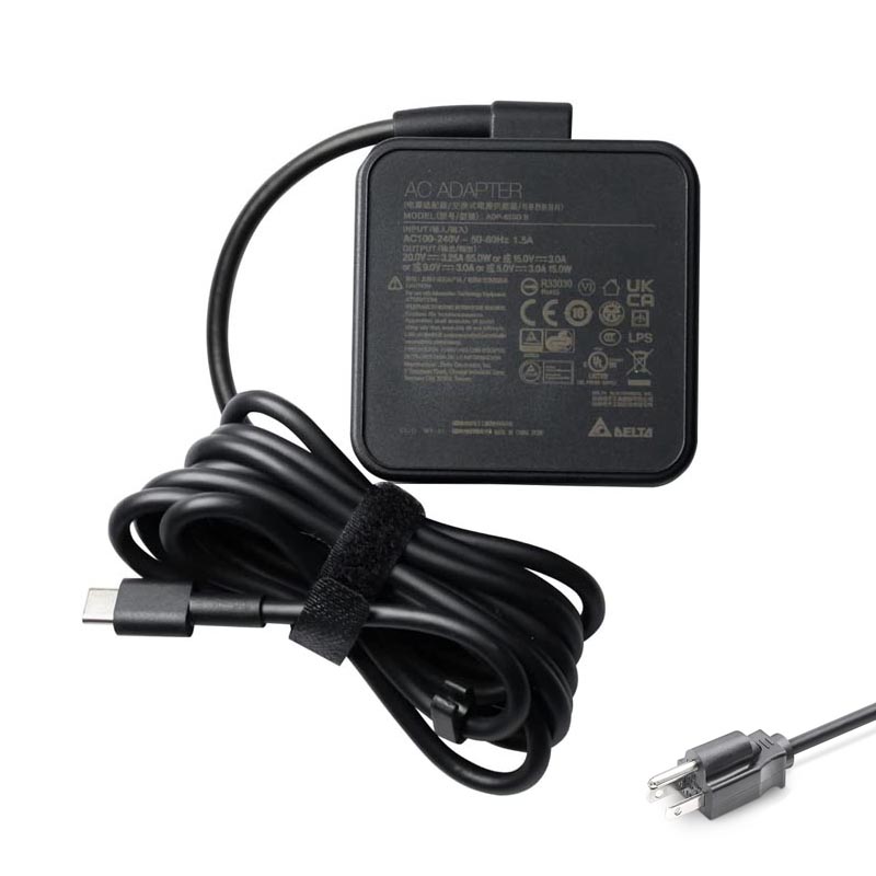 65W USB-C Adapter Charger for MSI Modern 14 B5M (MS-14DL)