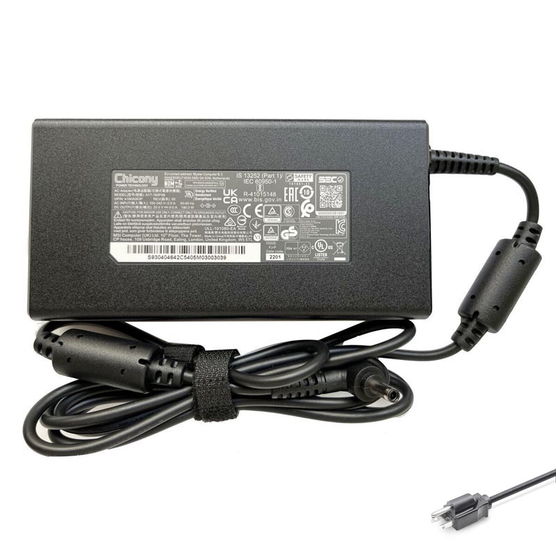 180W Adapter Charger for MSI Sword 15 A11UD (MS-1582)