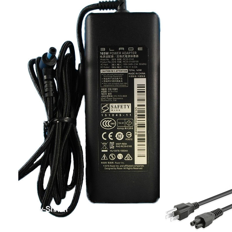 165W Charger Adapter for Razer Blade RC30-01650100