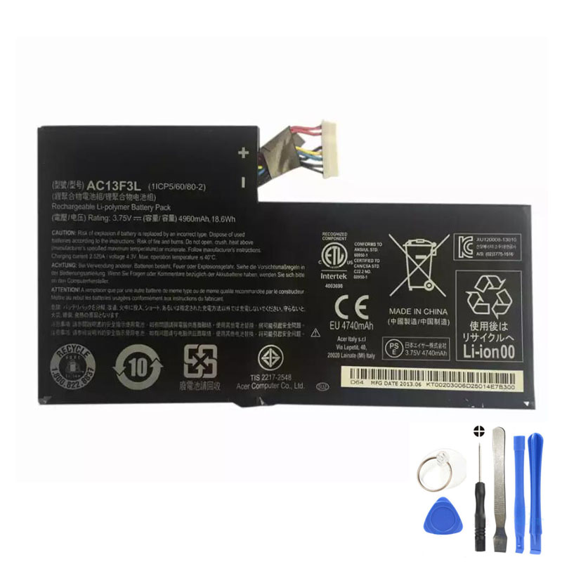 18.6Wh Acer AC13F3L Battery