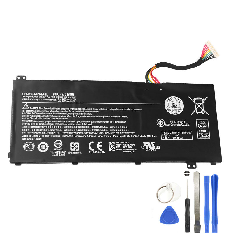 51Wh Acer AC14A8L Battery