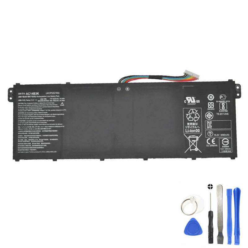 48.9Wh Acer AC14B3K Battery