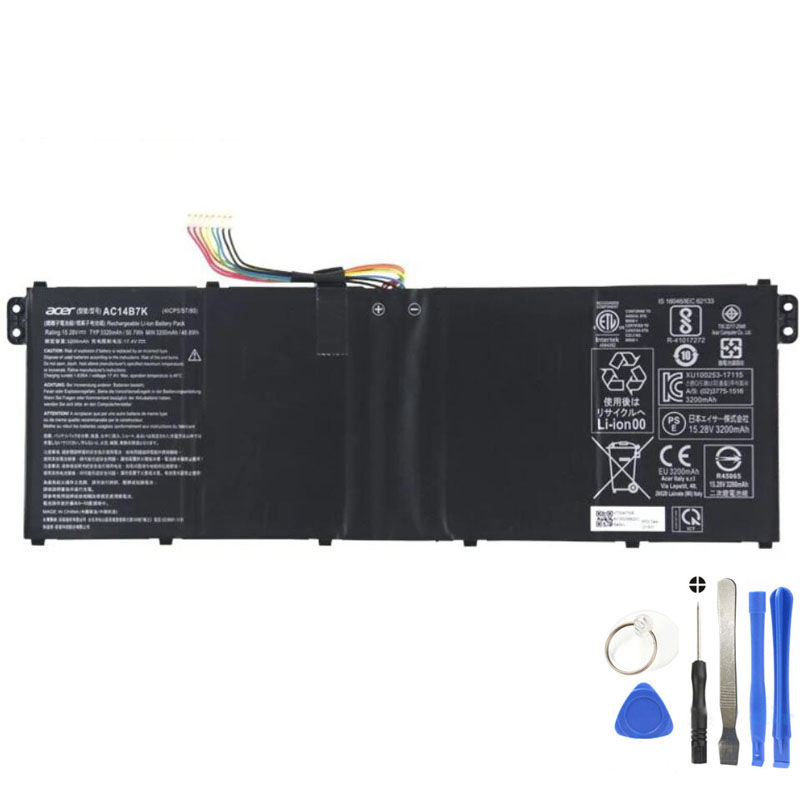 50.7Wh Acer AC14B7K Battery