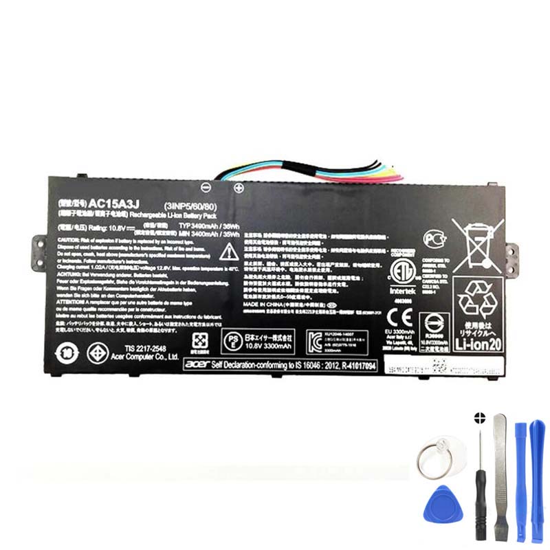 36Wh Acer AC15A3J Battery