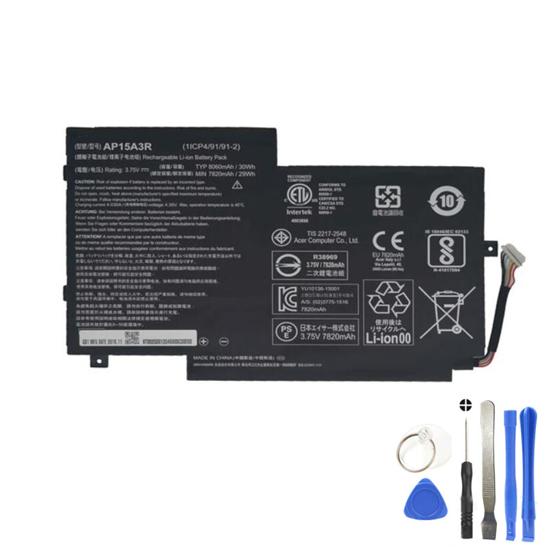 30Wh Acer AP15A3R Battery