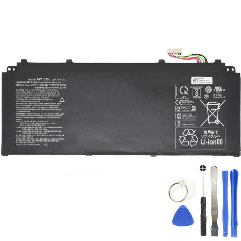 53.9Wh Acer AP15O5L Battery