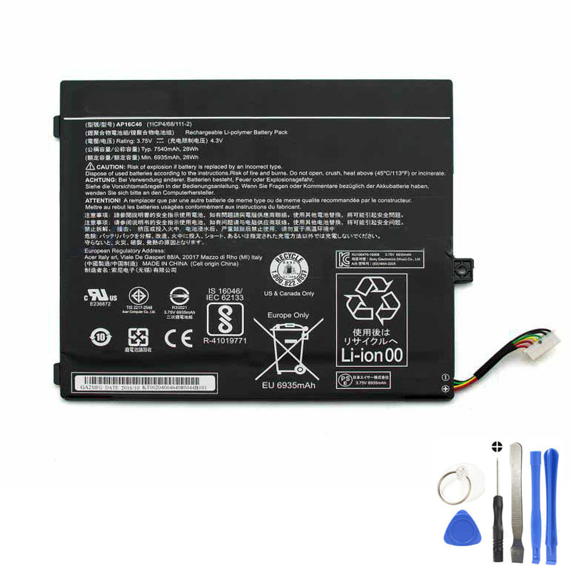 28Wh Acer AP16C46 Battery