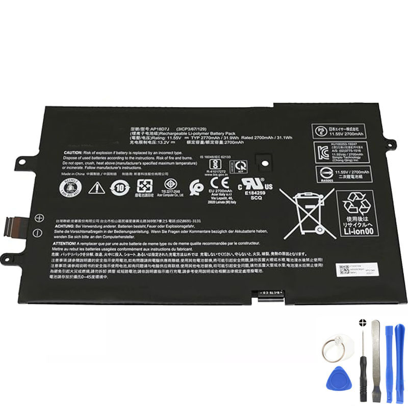 31.9Wh Acer AP18D7J Battery