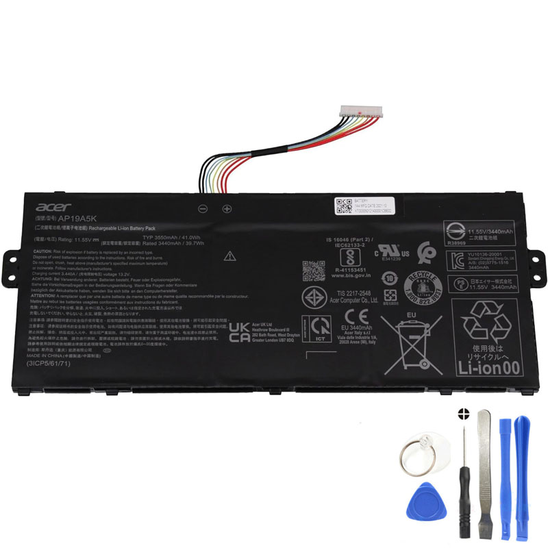 41Wh Acer AP19A5K Battery