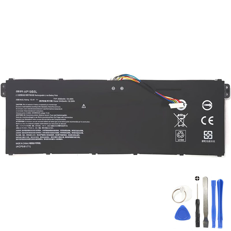 54.6Wh Acer AP19B5L Battery