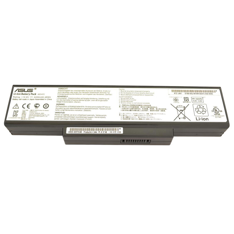 48Wh Asus A32-K72 Battery