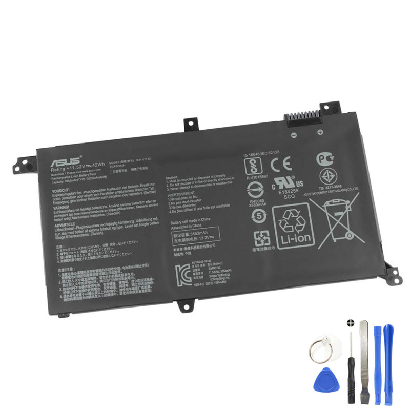 42Wh Asus B31N1732 Battery