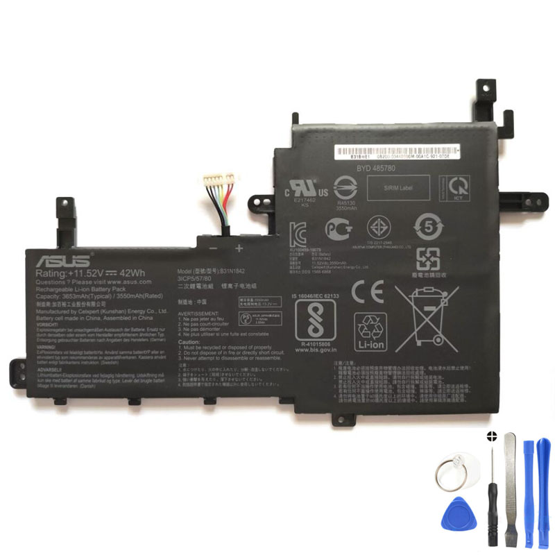 42Wh Asus B31N1842 Battery