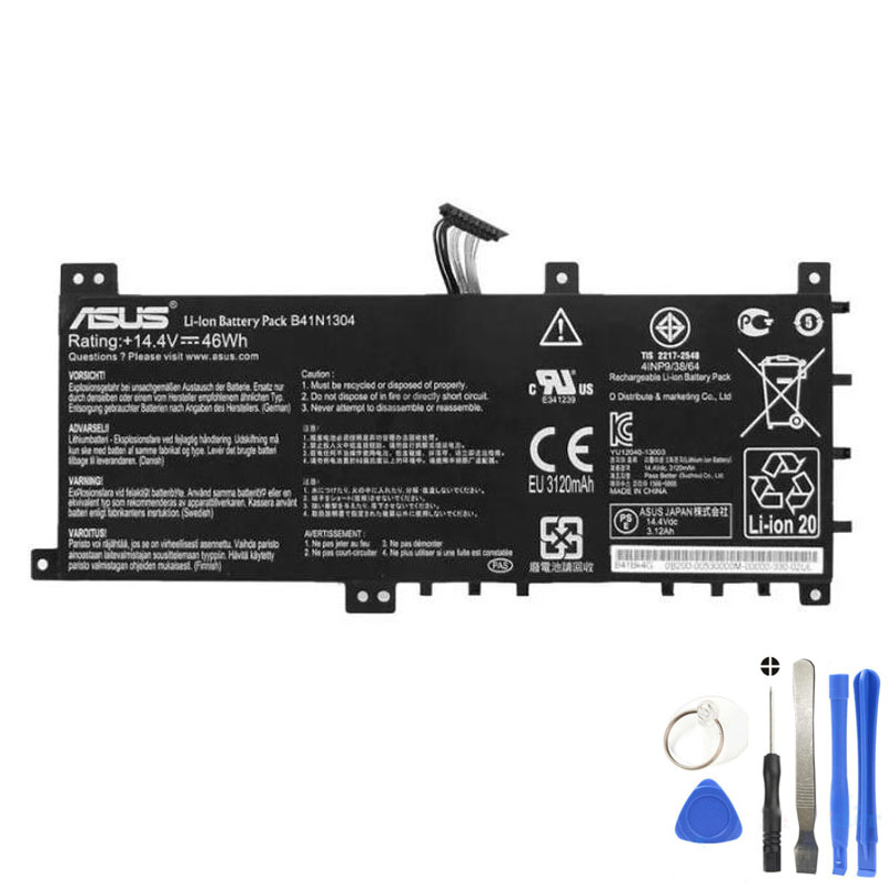 46Wh Asus B41N1304 Battery