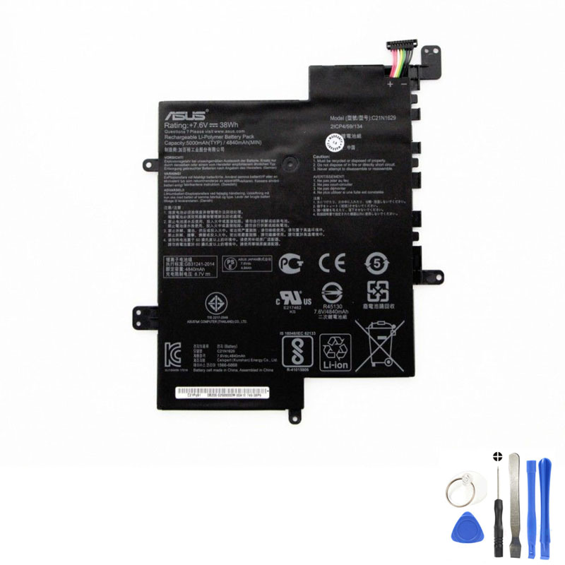 38Wh Asus C21N1629 Battery