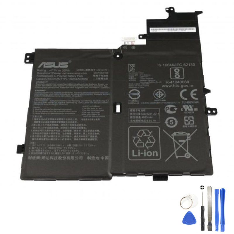 39Wh Asus C21N1701 Battery