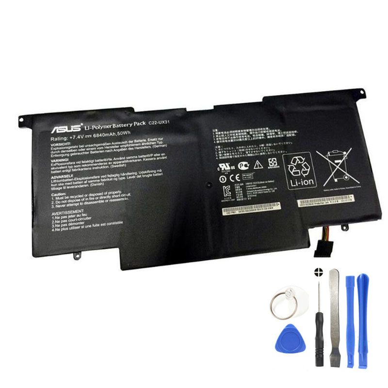 50Wh Asus C22-UX31 Battery