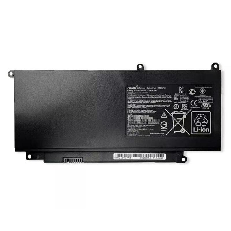 69Wh Asus C32-N750 Battery