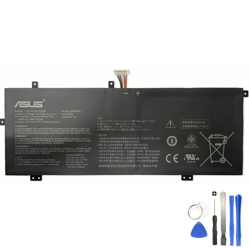 72Wh Asus C41N1825 Battery