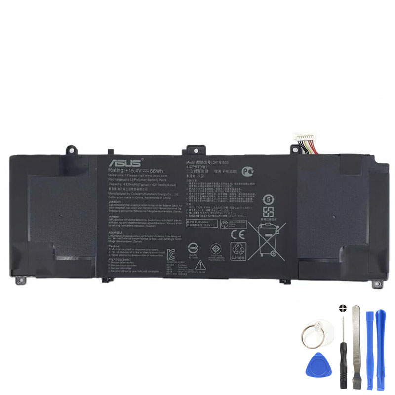 66Wh Asus C41N1903 Battery