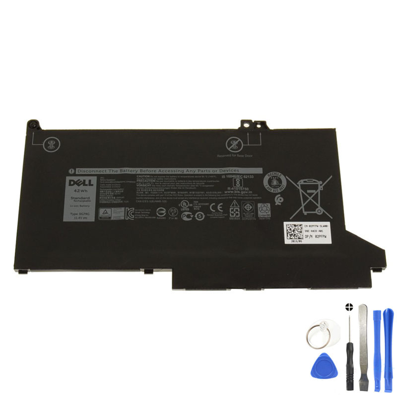 42Wh Dell 0G74G Battery