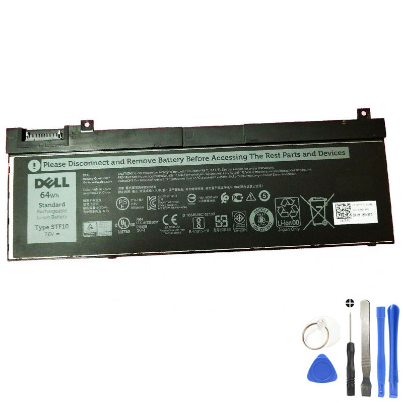 64Wh Dell 5TF10 Battery