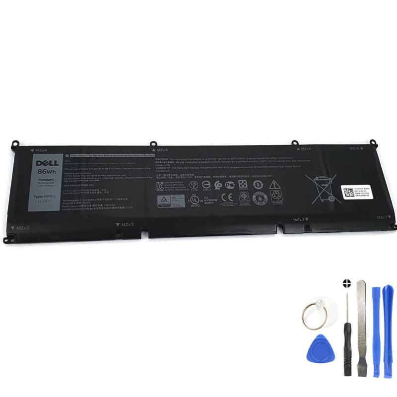 86Wh Dell 69KF2 Battery