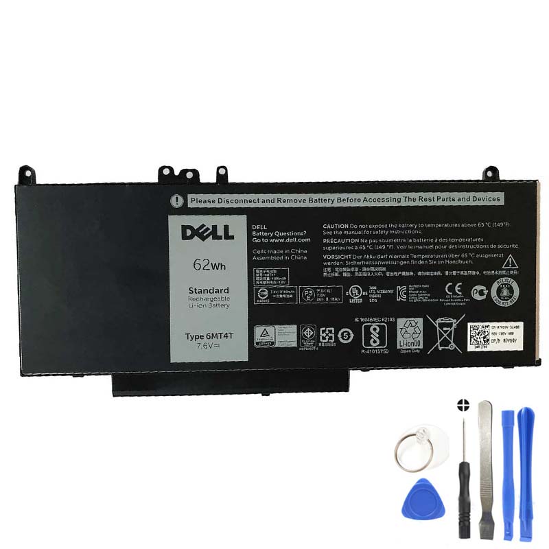 62Wh Dell 6MT4T Battery