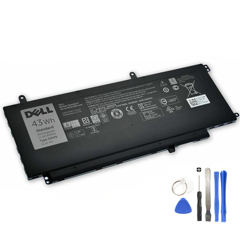 43Wh Dell D2VF9 Battery