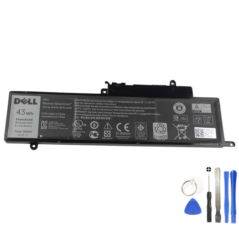 43Wh Dell GK5KY Battery