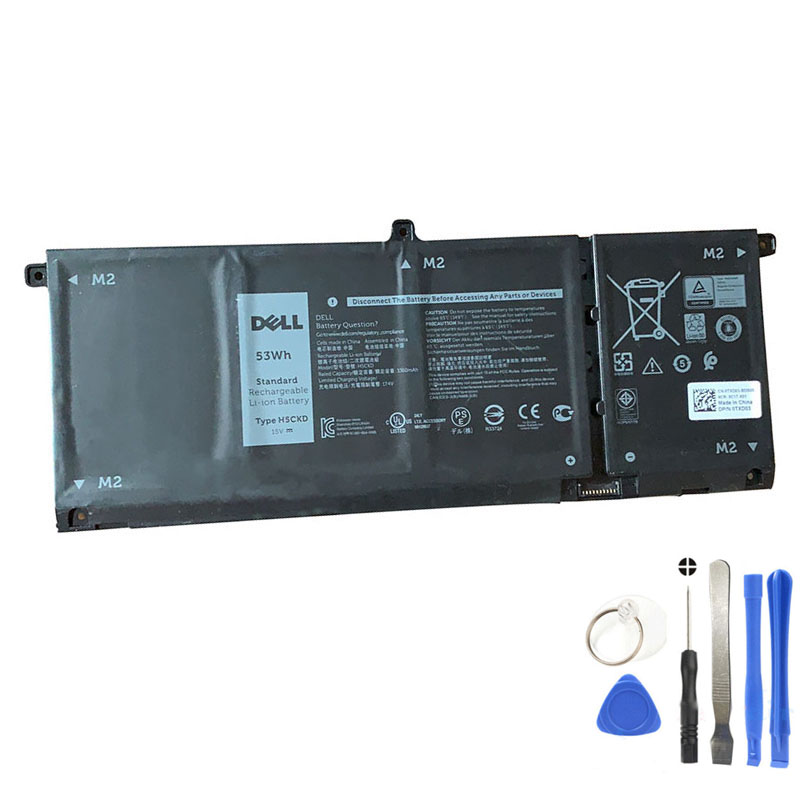 53Wh Dell H5CKD Battery