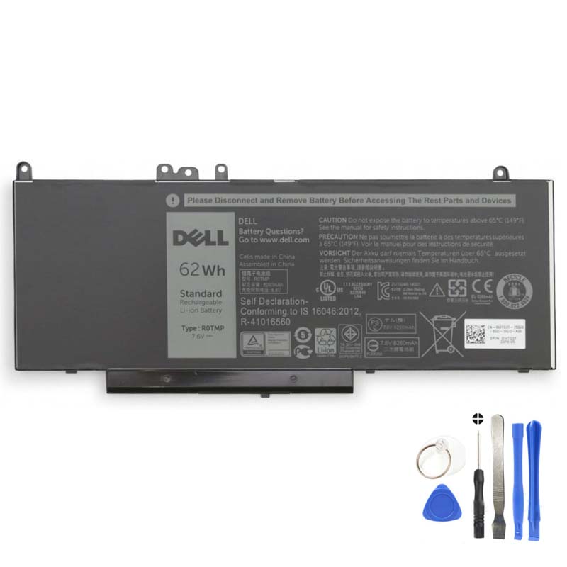 62Wh Dell R0TMP Battery