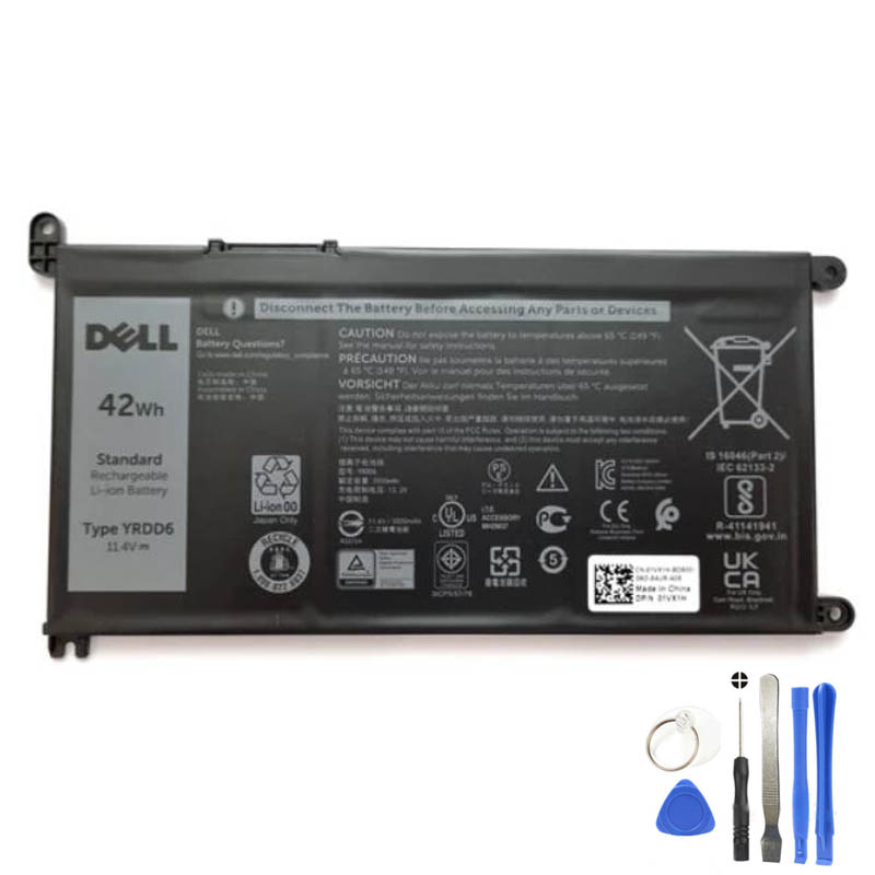 42Wh Dell YRDD6 Battery