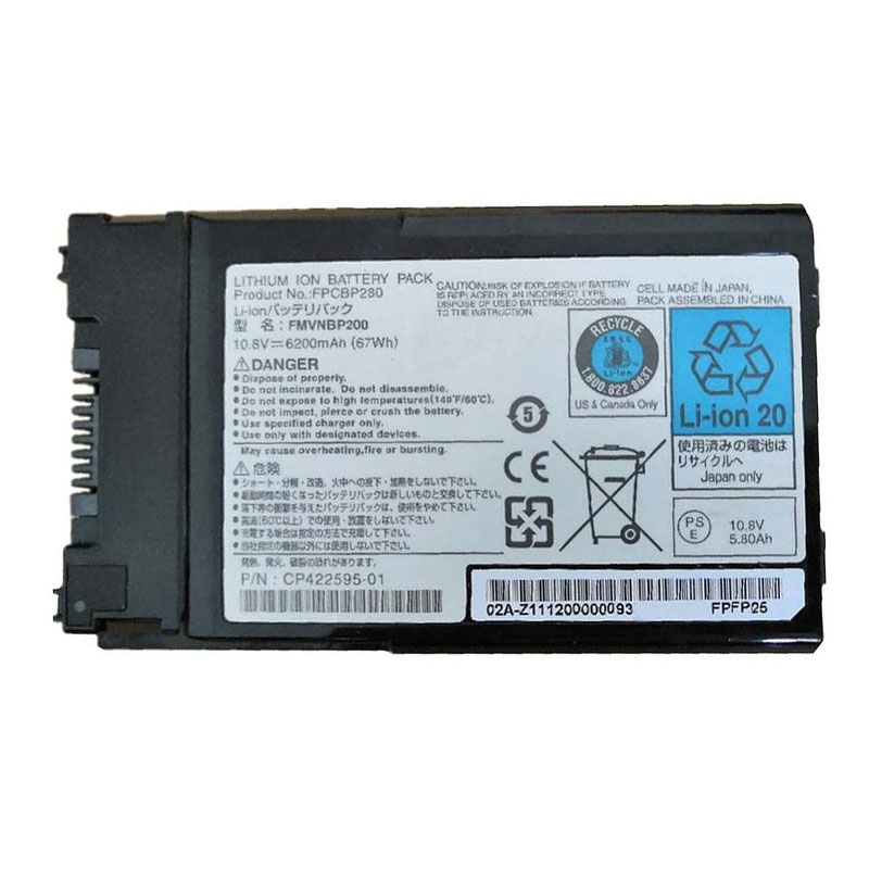 67Wh Fujitsu FMVNBP200 Battery