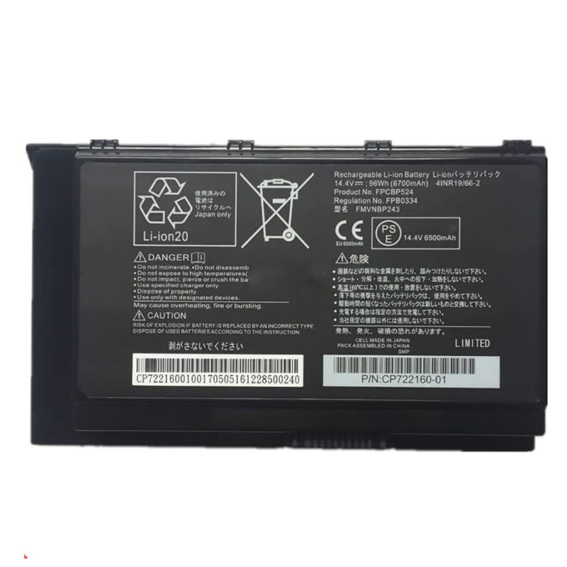 96Wh Fujitsu FMVNBP243 Battery