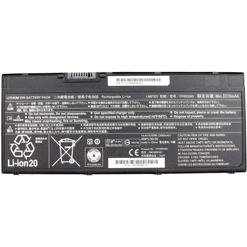 50Wh Fujitsu FPB0338S Battery