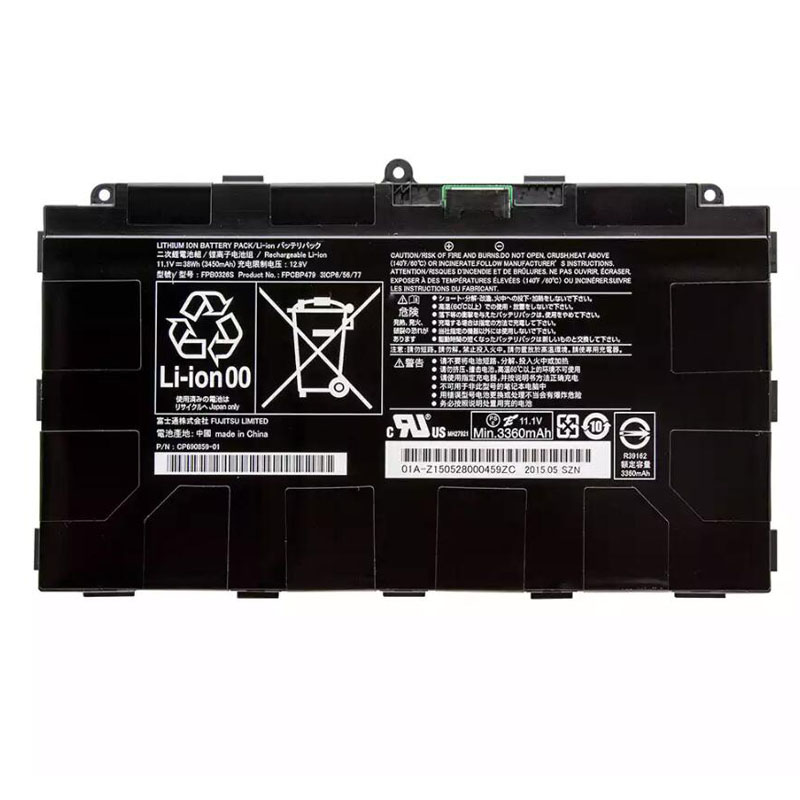 38Wh Fujitsu FPCBP479 Battery