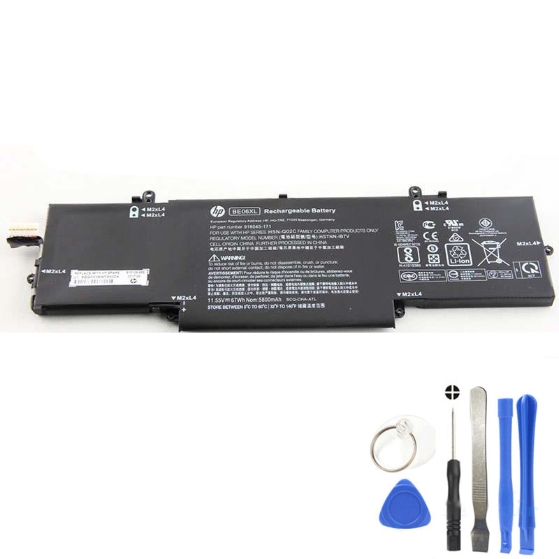 59Wh HP BE06XL Battery