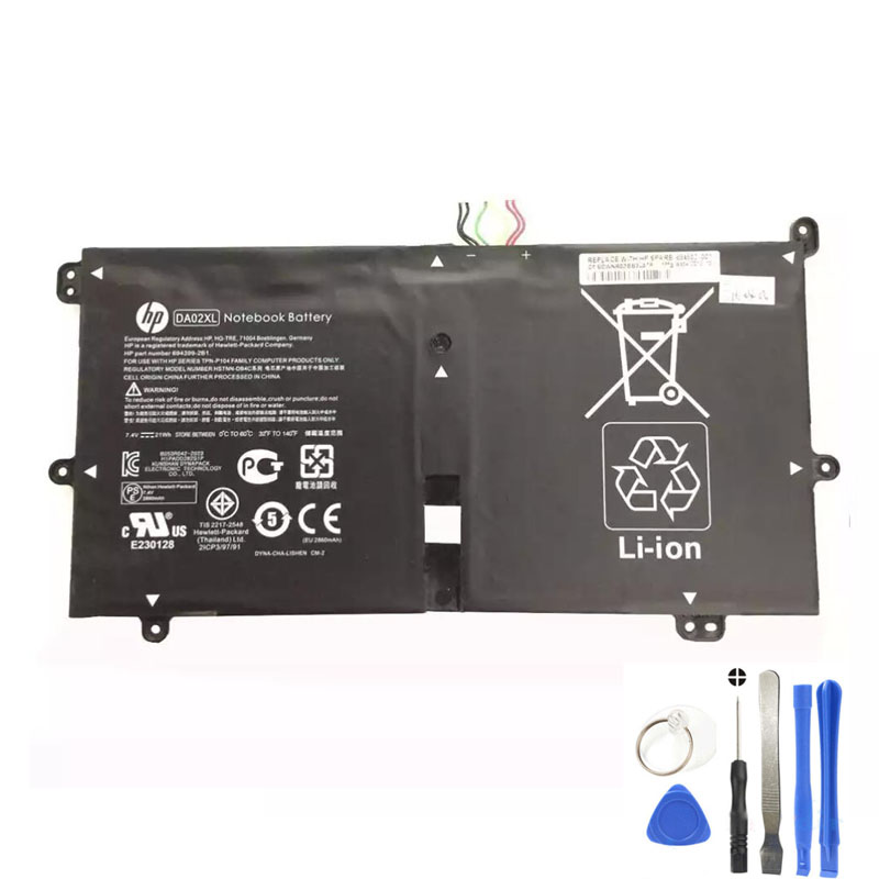 21Wh HP DA02XL Battery