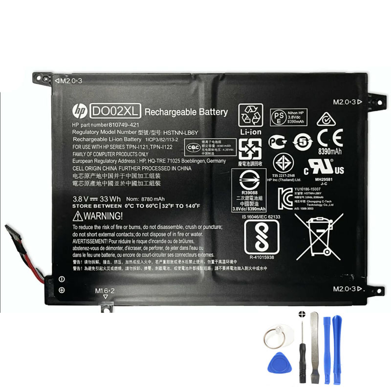 33Wh HP DO02XL Battery