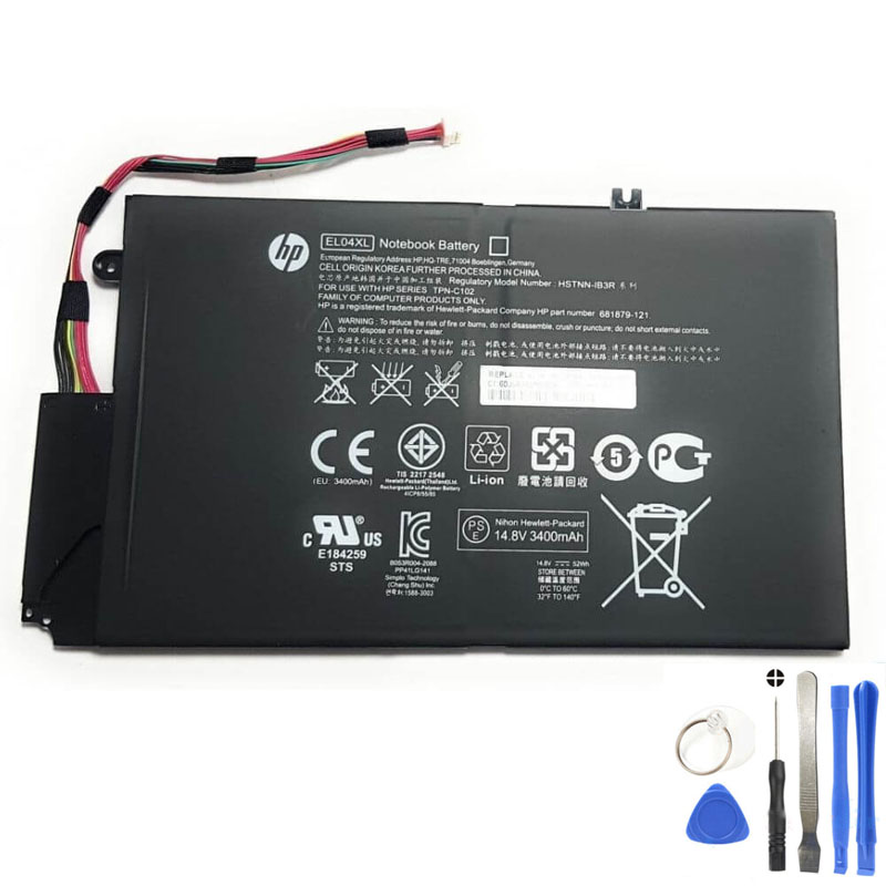 52Wh HP EL04XL Battery