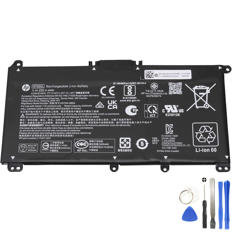 41.04Wh HP HT03XL Battery