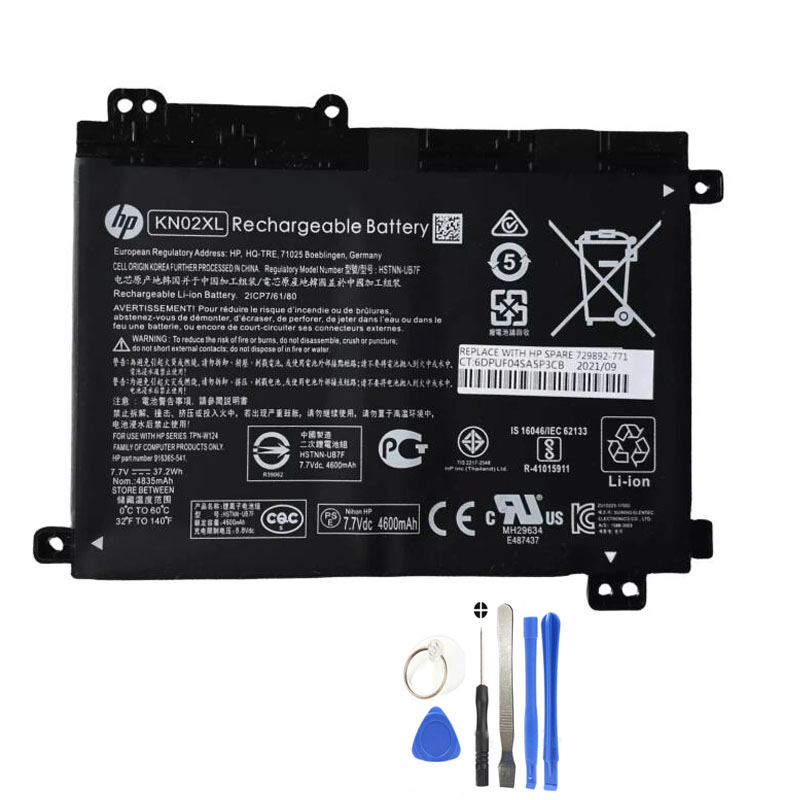 37.2Wh HP KN02XL Battery