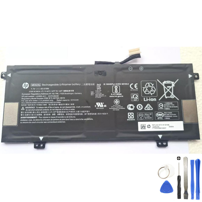 40.61Wh HP MD02XL Battery