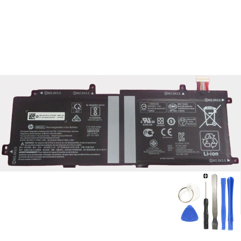 47Wh HP MR02XL Battery