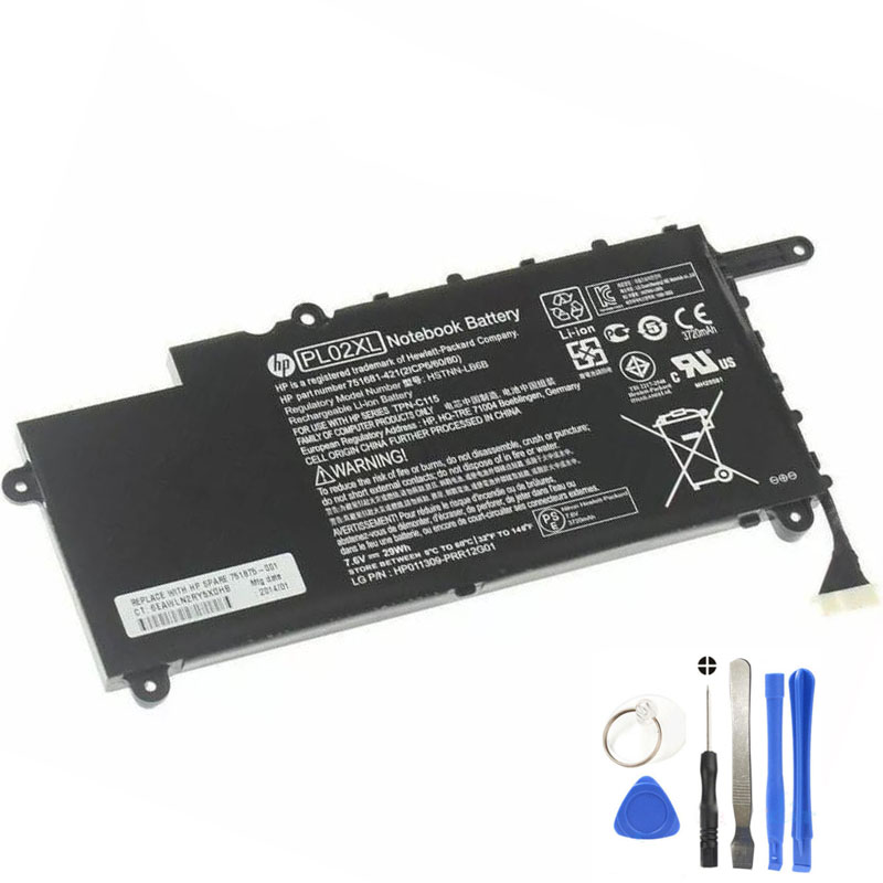 29Wh HP PL02XL Battery