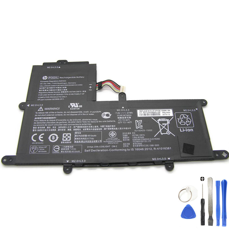 37Wh HP PO02XL Battery