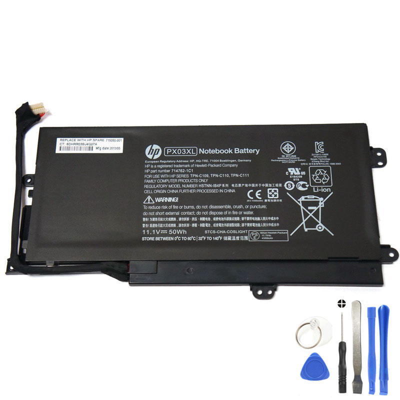 50Wh HP PX03XL Battery